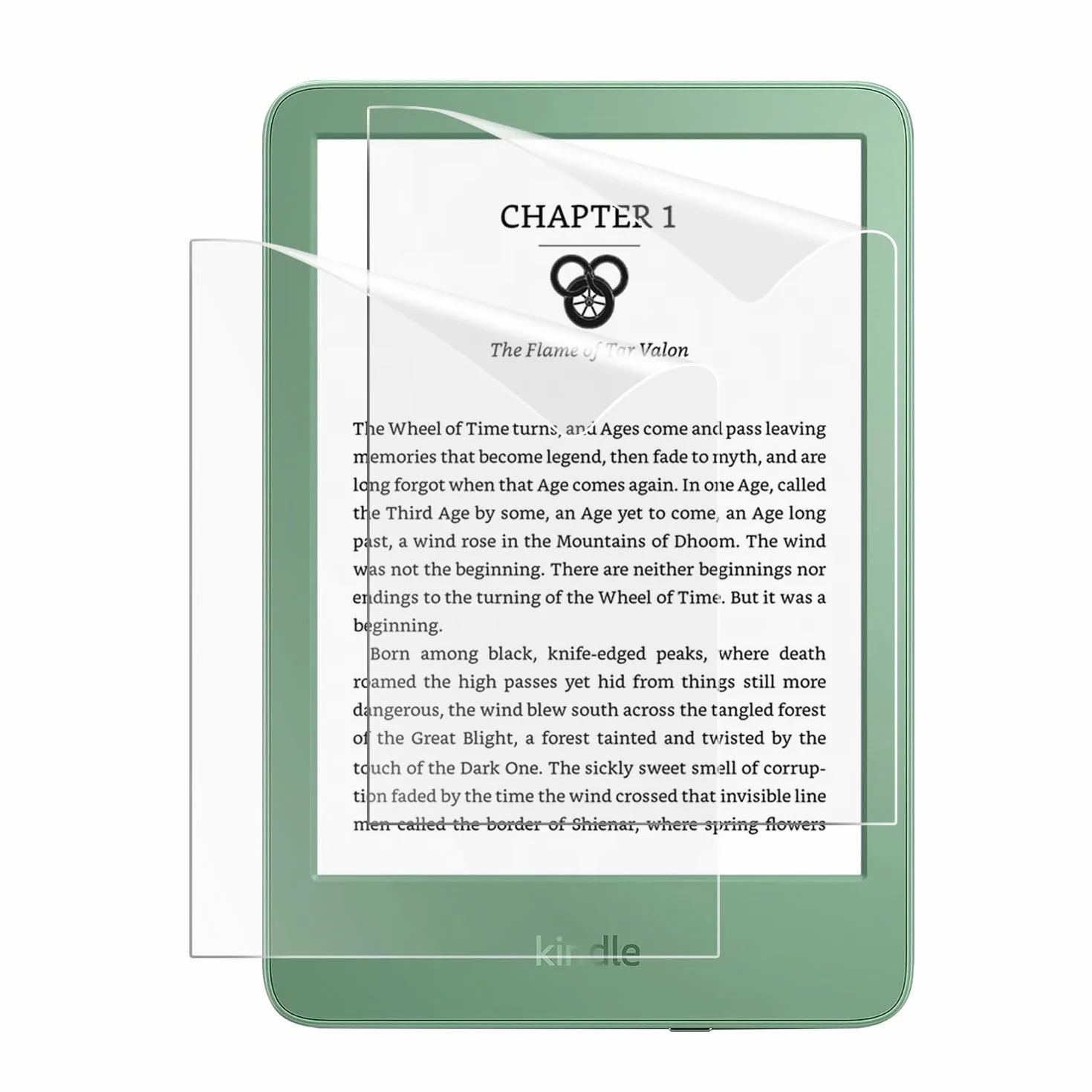 MoKo 2 Pezzi Pellicola Protettiva Anti-Riflesso per 6" All-New Kindle Basic 11th Generation 2024/2022, Premium PET Opaco Copertura Totale per Kobo Clara BW Clara Color