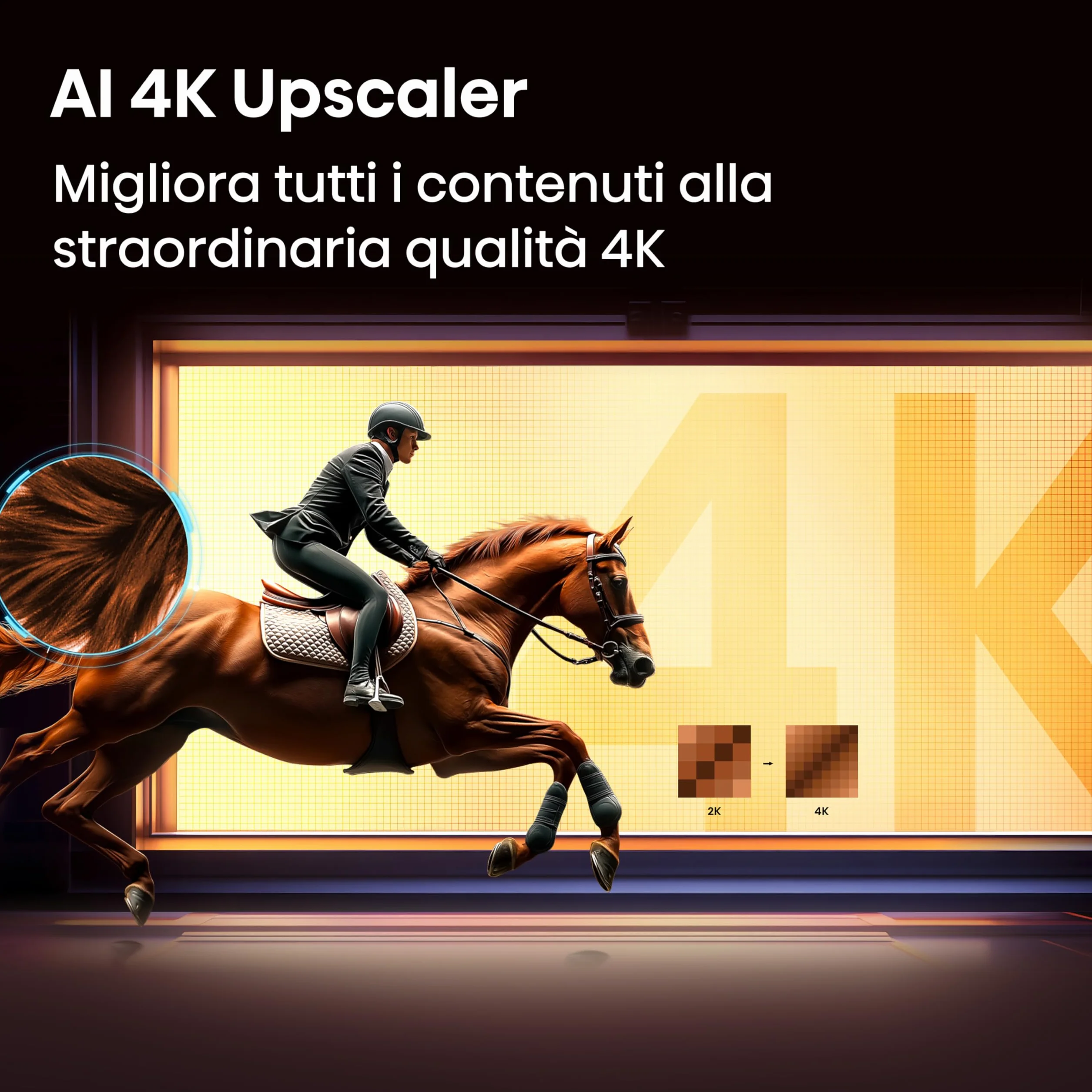 Hisense Smart TV QLED 43" 4K 43E7DS, 60Hz, Dolby Atmos, VIDAA OS, Dolby Vision IQ, HDR 10+