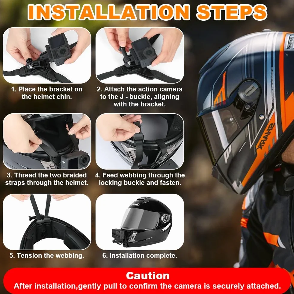 Fascia da Testa per Action Cam, Supporto Imbracatura per GoPro Hero 13-5, DJI Action 5 Pro e Altre Action Camera