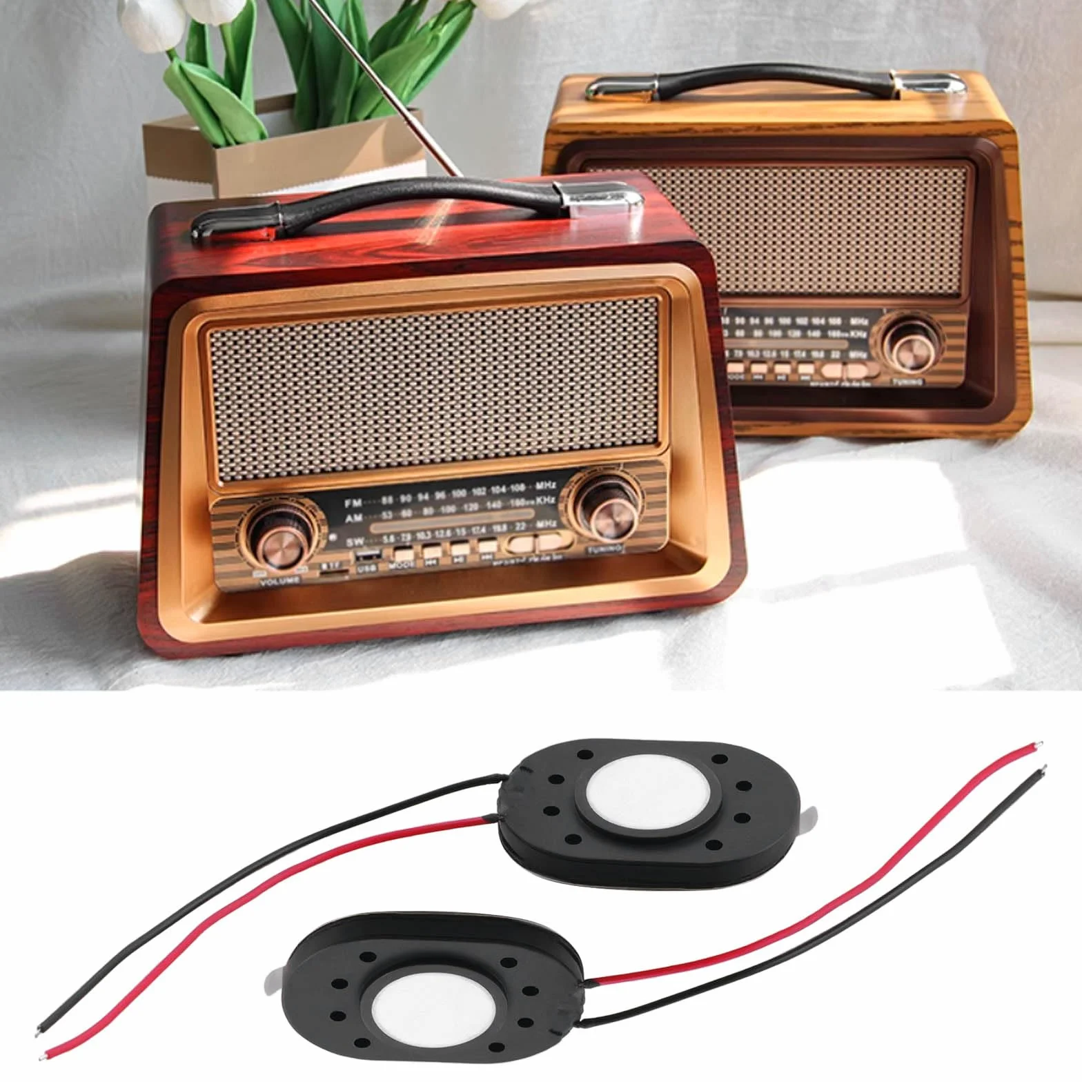 Mini Altoparlanti 8 Ohm 1W 20x30mm Magnetici Compatibile con Raspberry MP3 Radio Speaker 10pcs
