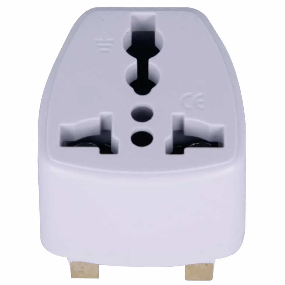 Adattatore universale da viaggio tipo G, bianco