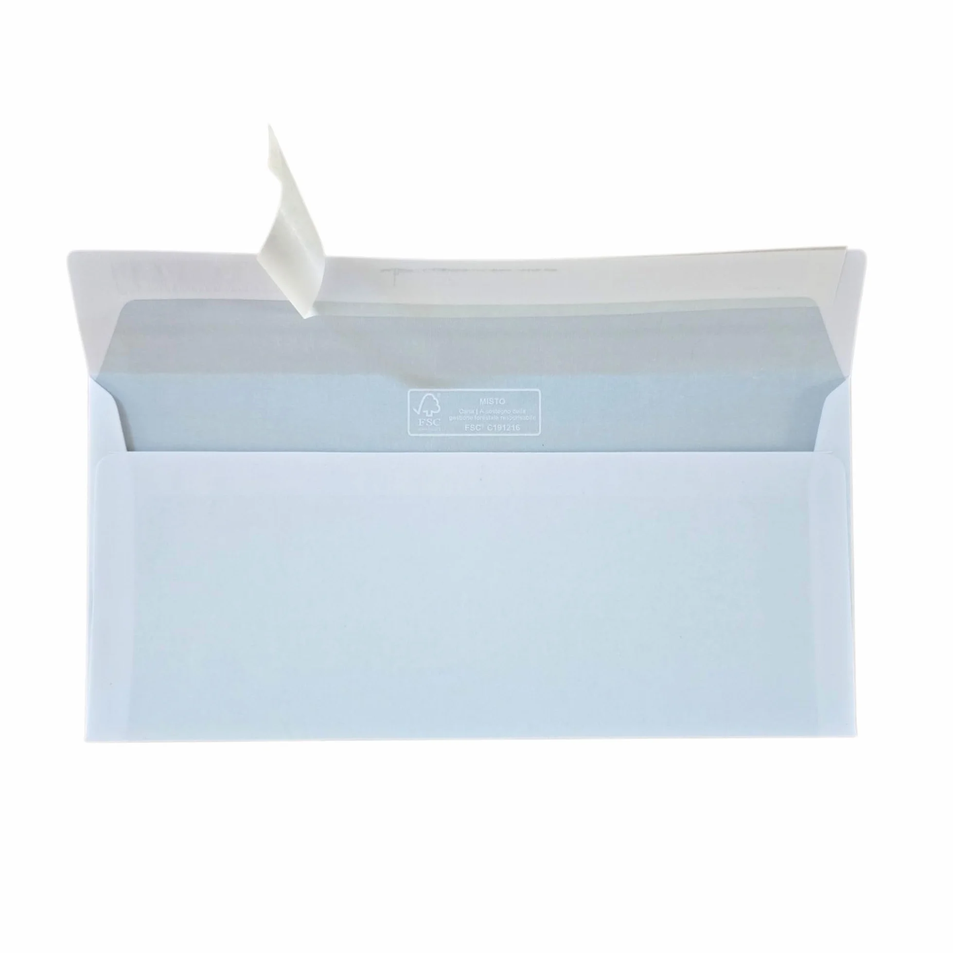 ARKRAFT Buste per Lettere Formato 23 x 11 cm Busta Americana Bianco con Chiusura Adesiva Autosigillante DL 100