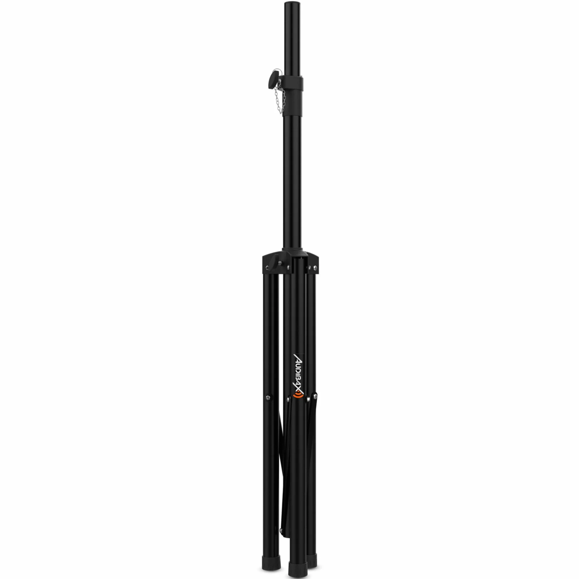 Audibax Neo 121 Supporto per Altoparlanti Professionale Treppiede Pieghevole Altezza Regolabile 67-115 cm Peso Massimo 40 kg