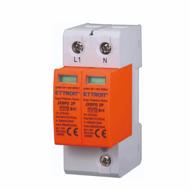 ETTROIT SCARICATORE LIMITATORE DI SOVRATENSIONE TIPO T1+T2 2P 25KA-50KA SPD PER BARRA DIN