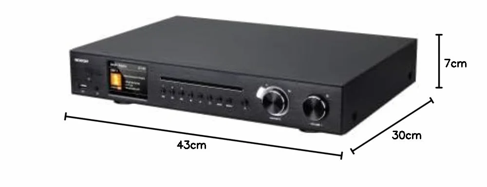 Noxon A 571 CD radio internet DAB+ sintonizzatore FM Spotify Bluetooth USB LAN WLAN