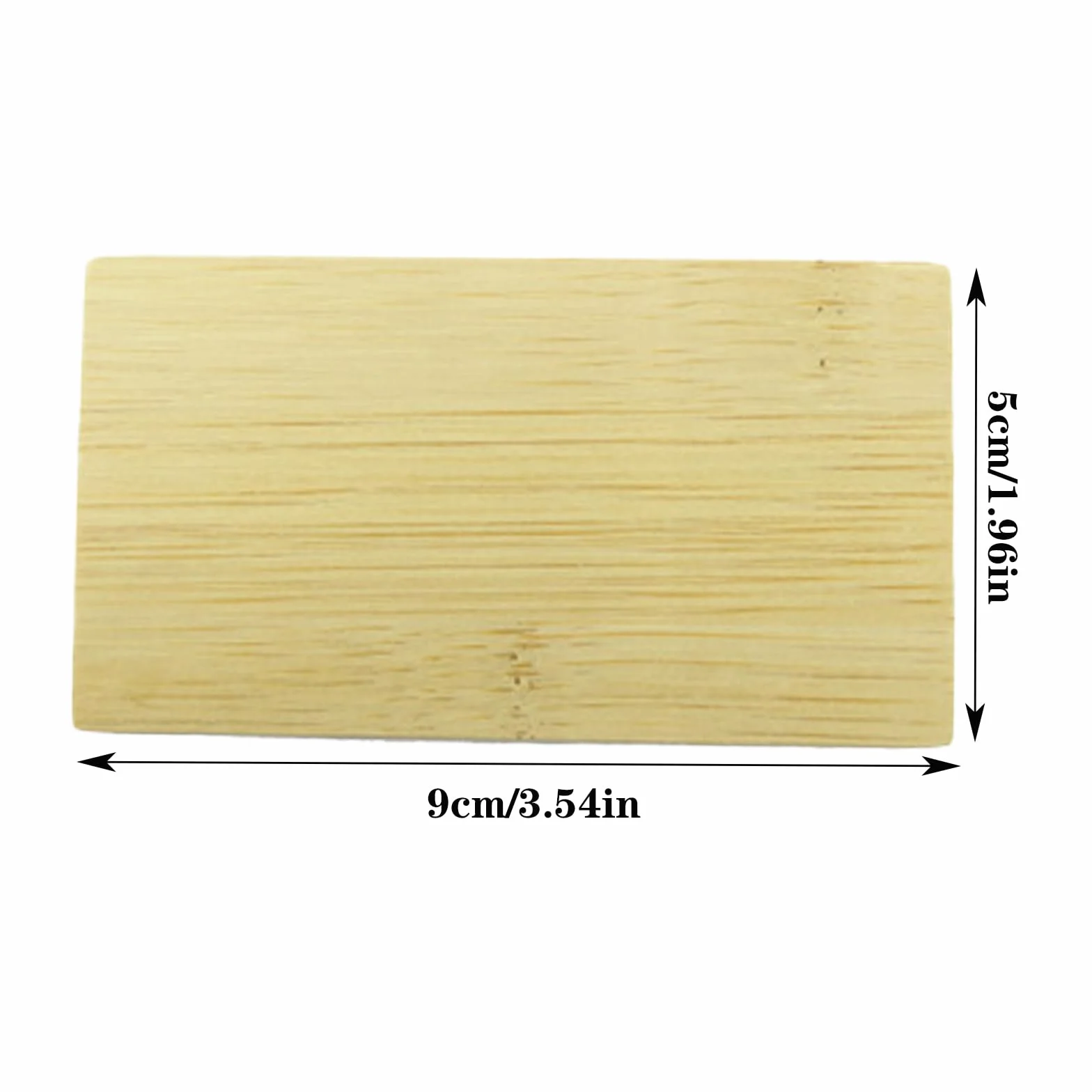 Fogli di Bambù Inciso per Biglietti da Visita Fai da Te, 20 Pezzi Assi di Legno per Carte Regalo