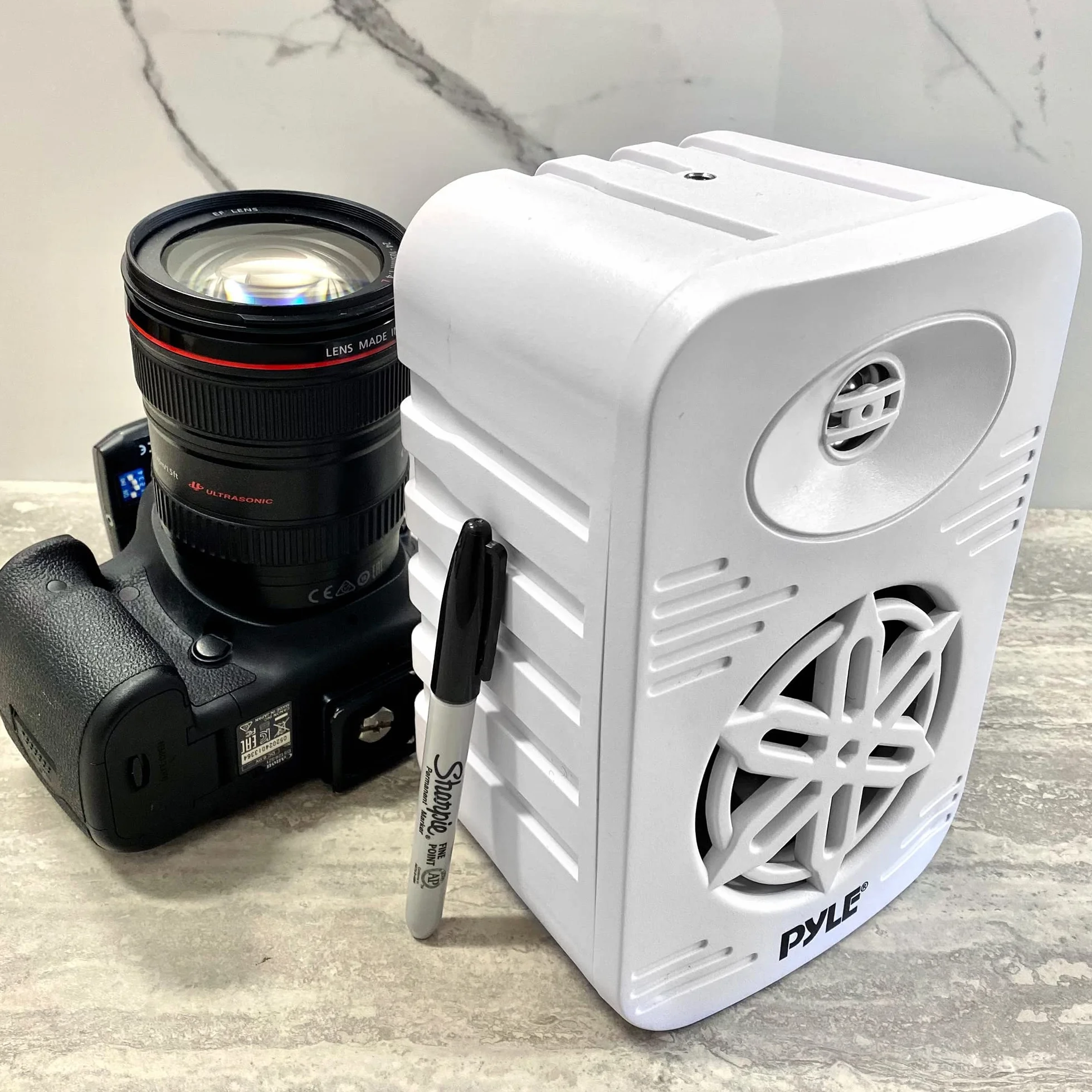Pyle Altoparlanti 500 Watt 2 Vie Impermeabili 13 cm con Tweeter 1,3 cm Bianco
