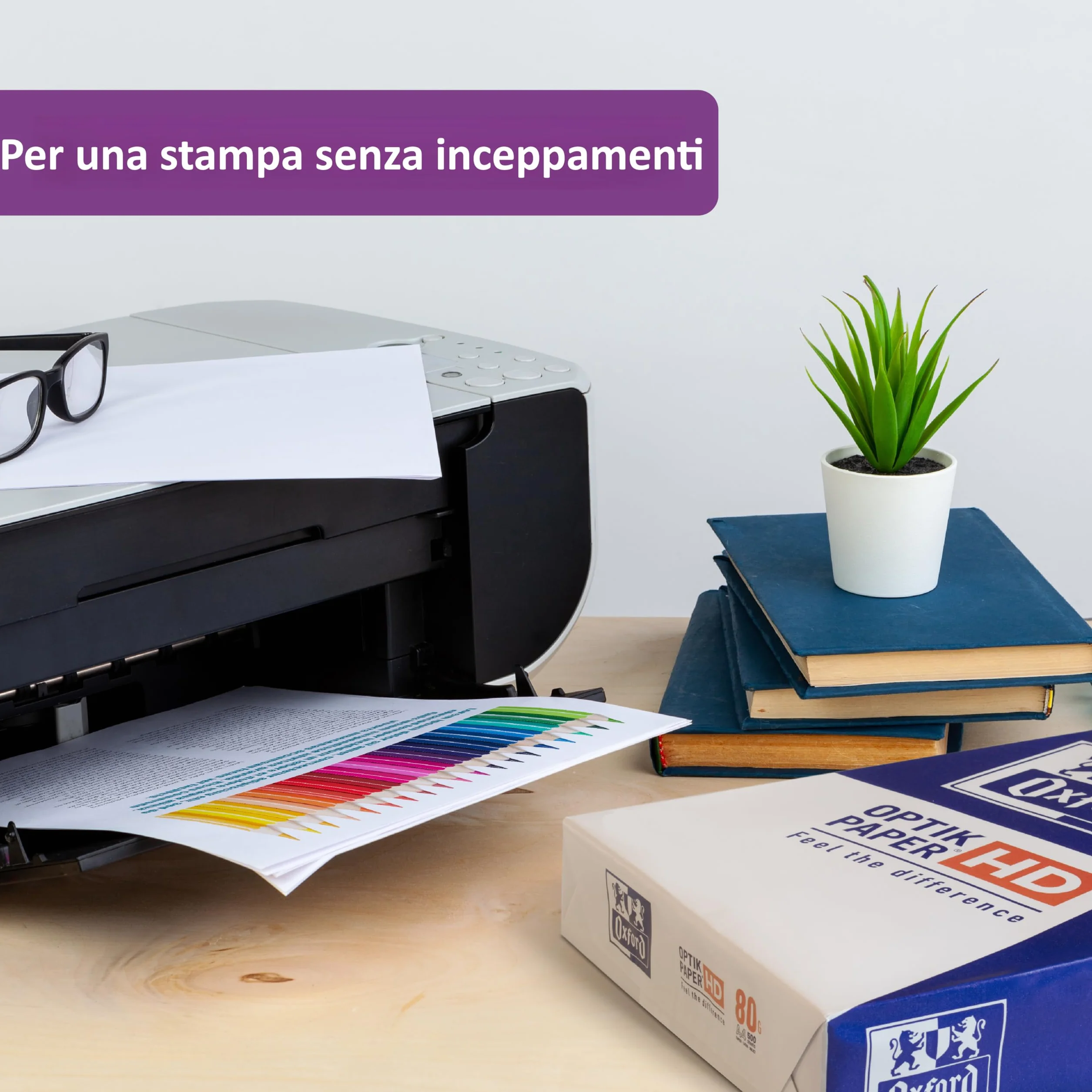 Oxford Carta A4 80gsm Multiuso 500 fogli Bianca