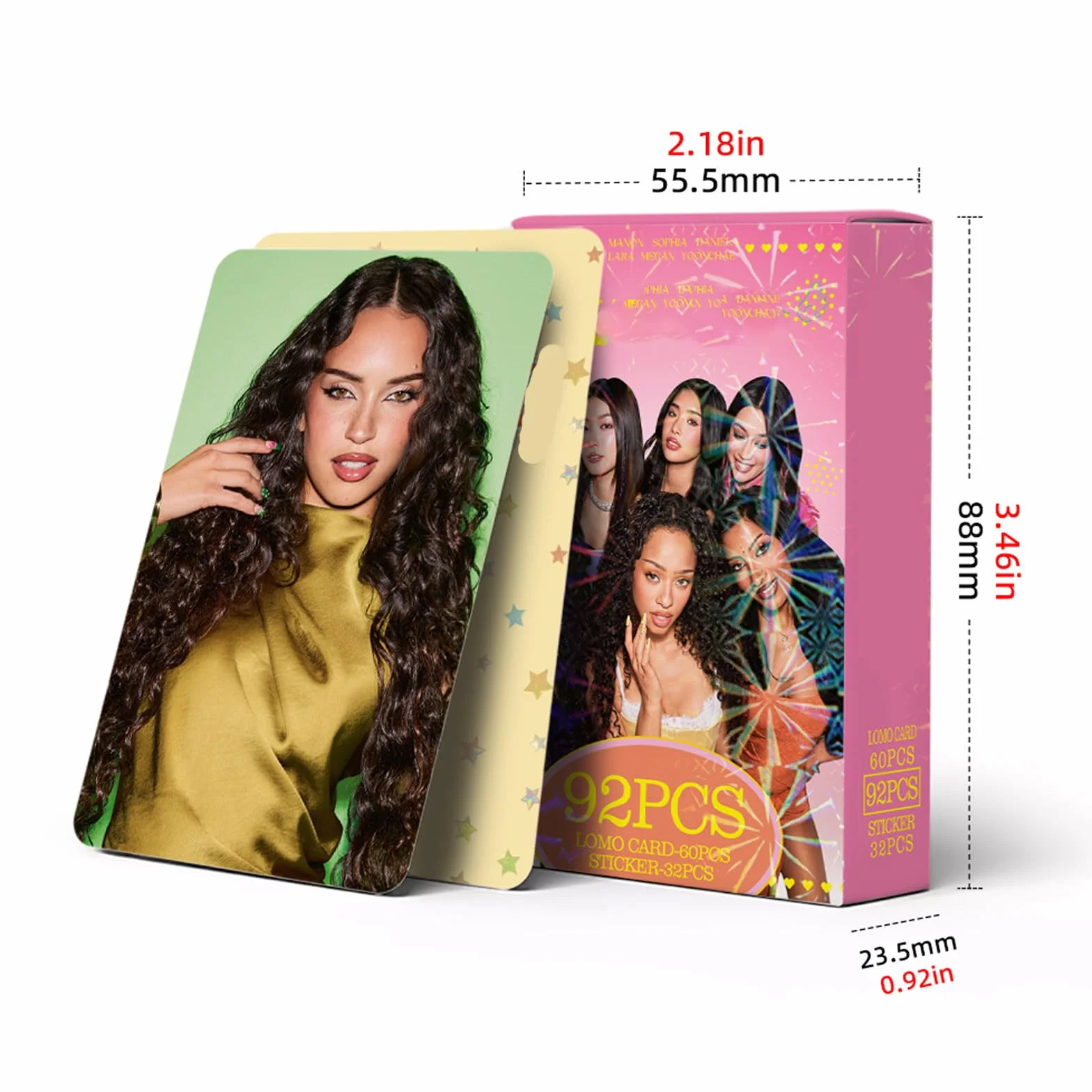 Katseye Photocards Set Pinky UP Album Poster Korean Girls Group Photo Album Mini Card Adesivi Set