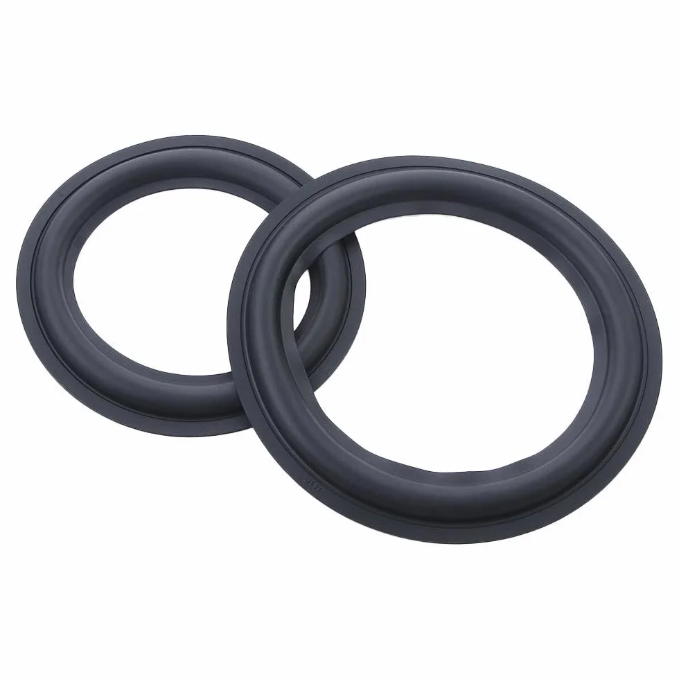 Kit di Riparazione Altoparlanti in Schiuma 6,5 Pollici 156 mm, 2 Pezzi, Anelli di Gomma Perforati