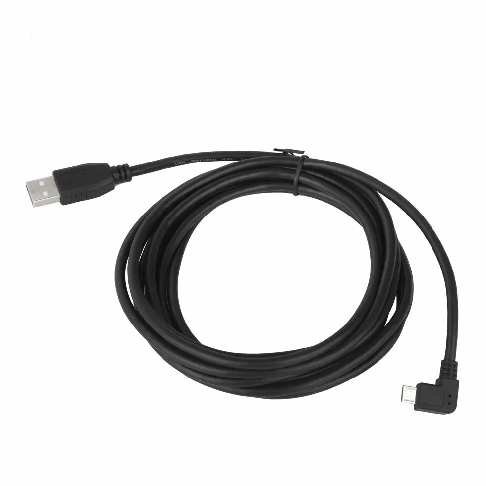 TomTom Caricabatteria da auto per Via 52, 62, 110, 120, 125, 130, 135, 180, 220, 225, 260, 280, Via LIVE 120, 125, 130, 135, 1605TM, 1405TM, 143505TM (1535) TM ad angolo retto (3 m)