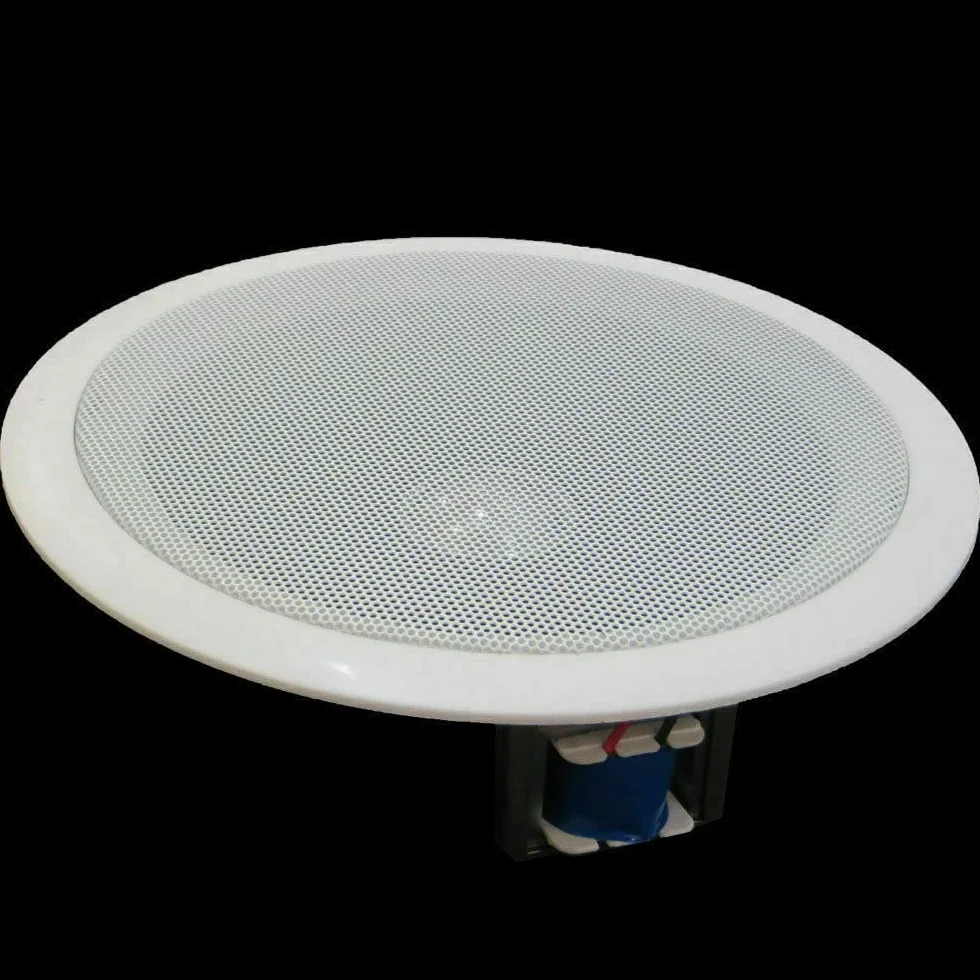 Speaker da Incasso Audio per Soffitto Filodiffusione Kit 4 pz Bianco