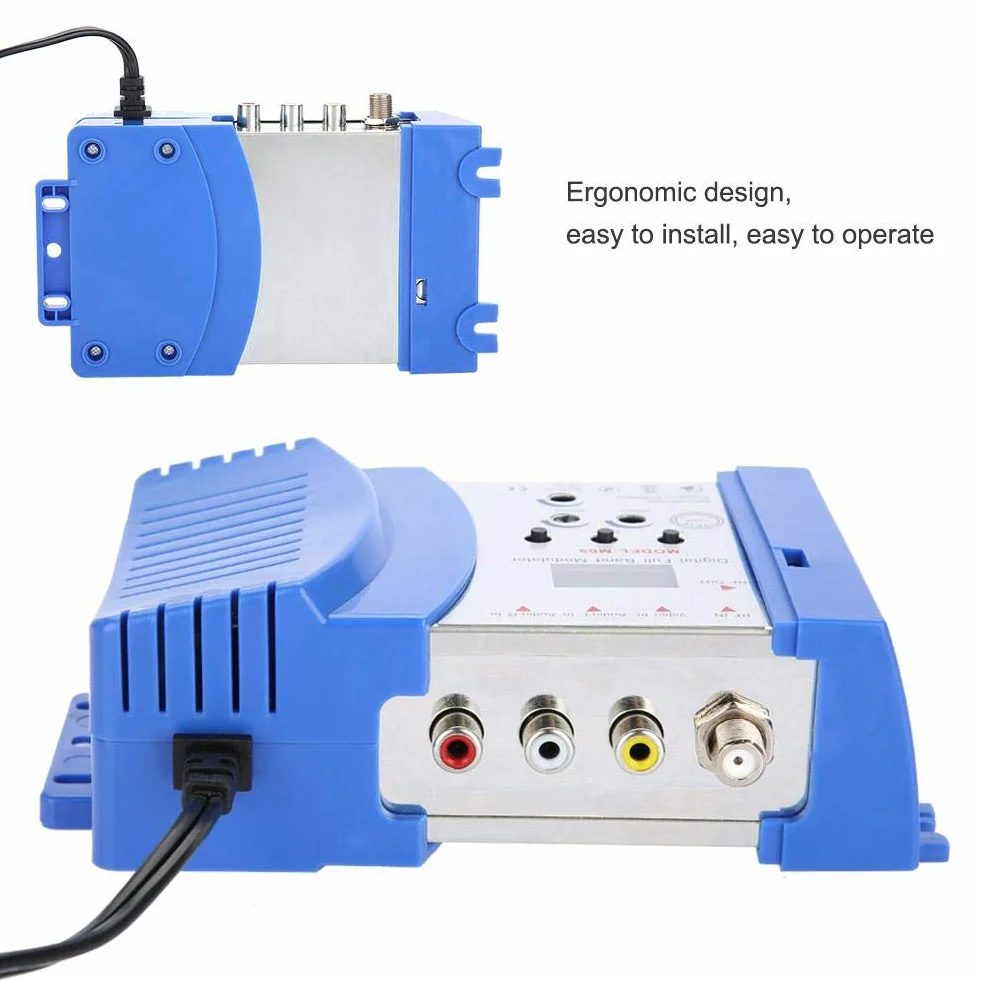 Modulatore RF digitale Convertitore AV a RF VHF UHF per TV