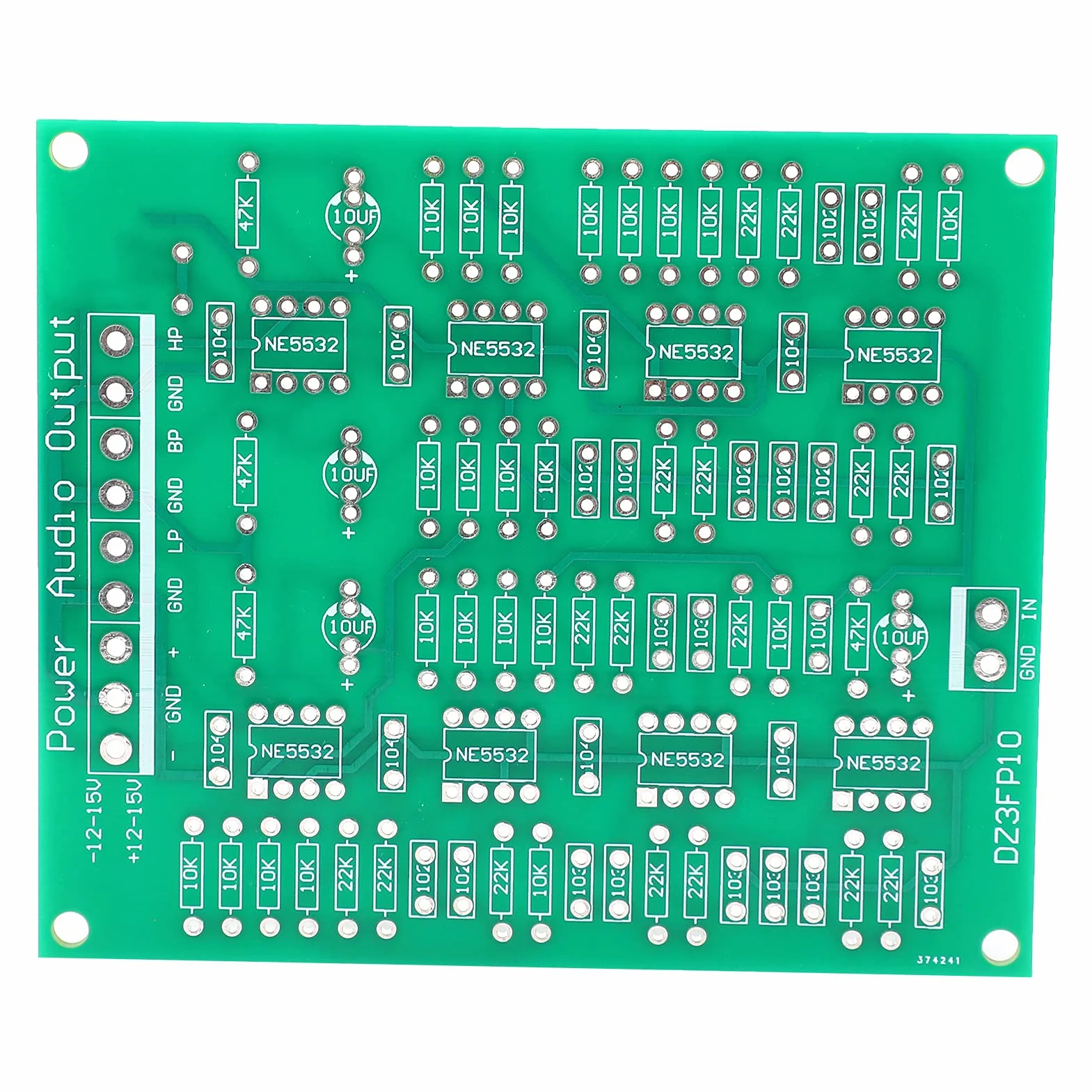 Modulo preamplificatore NE5532 uscita a 3 stabile