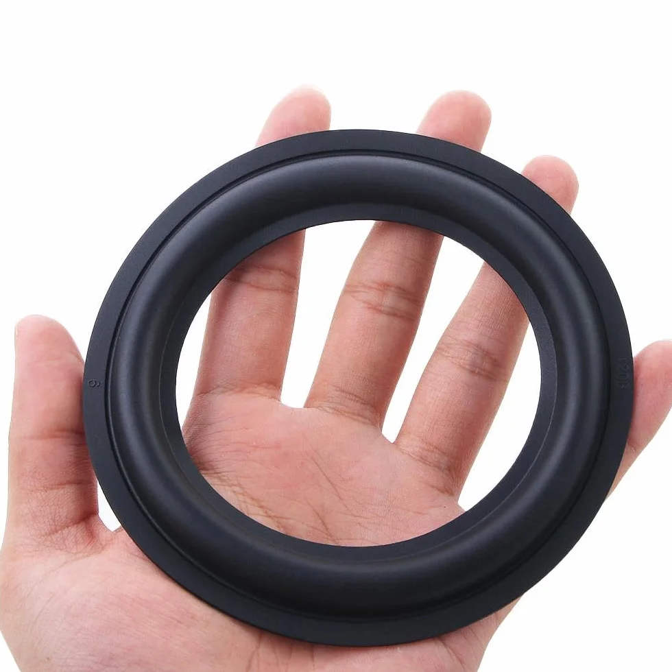 Kit di Riparazione Altoparlanti in Schiuma 6,5 Pollici 156 mm, 2 Pezzi, Anelli di Gomma Perforati