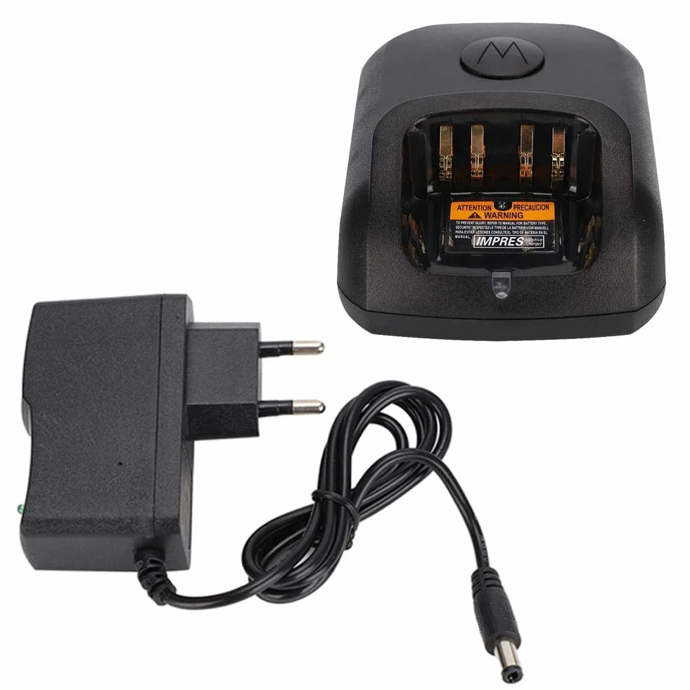 Adattatore di Alimentazione Elprico 100-240 V per XIR P8268 DP4400 DP4800 DP4801 DEP550