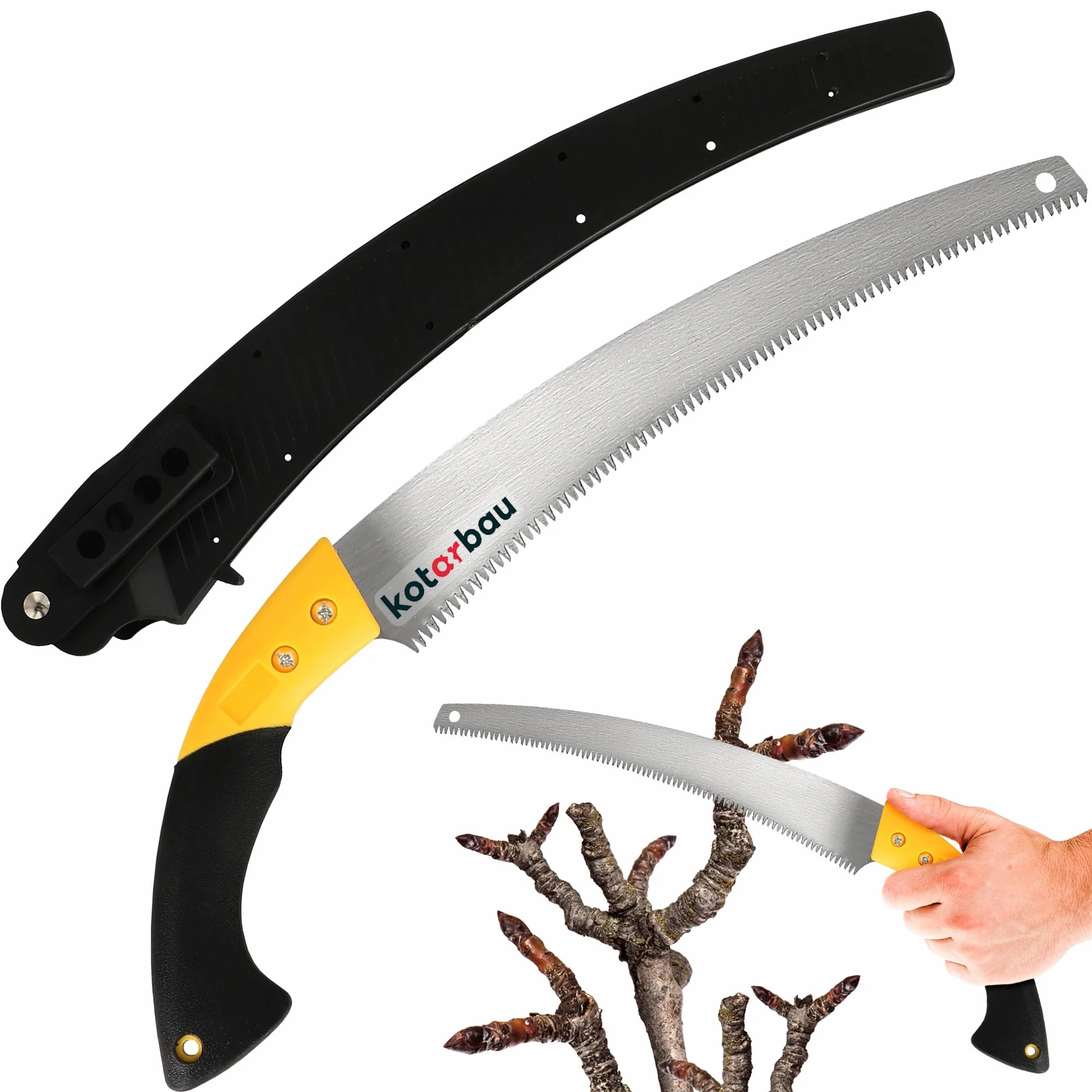 KOTARBAU® Sega da Giardino 320mm Piegata Manuale per Taglio Rami Arbusti