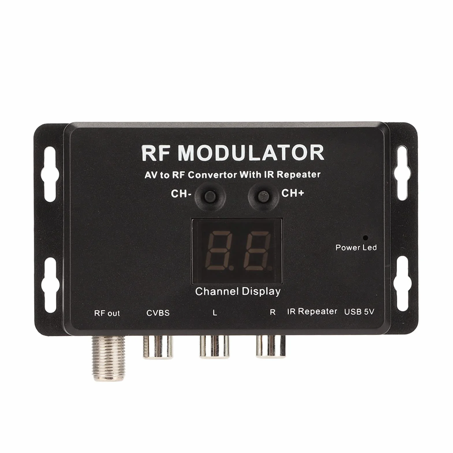 Modulatore RF Professionale da AV a RF PAL NTSC con Ripetitore IR