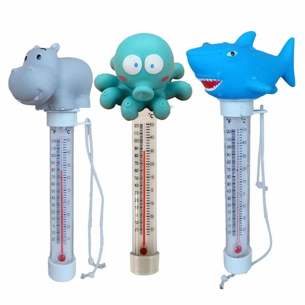 Termometro galleggiante in PVC per piscine che fornisce un monitoraggio accurato della temperatura per varie applicazioni idriche (A)